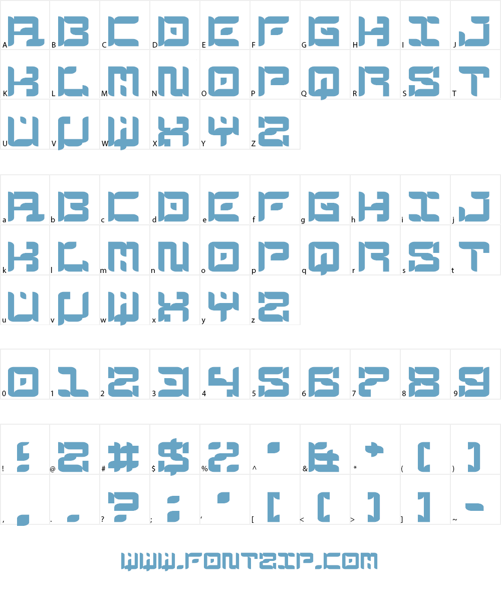 The Messenger Font Character